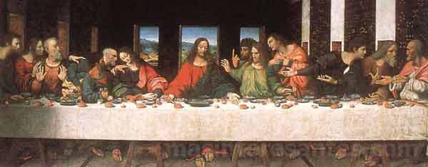 La última cena de Leonardo Da Vinci