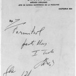 Recetas con texto ilegible