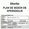 Diseño de una Sesión de Aprendizaje