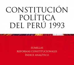 Constitución Política del Perú