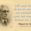 Fé en sí mismo - Miguel de Unamuno