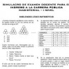 Simulacro de examen docente para nombramiento