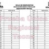 Hoja de respuestas de la Prueba Única - Contrato Docente