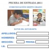 Pruebas de Entrada de 1ro a 6to de Primaria