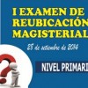 Examen de Reubicación Docente 2014 con clave de respuestas