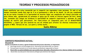 Descargar Teorías y Procesos Pedagógicos