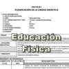 Unidades y sesiones desarrolladas de Educación Física