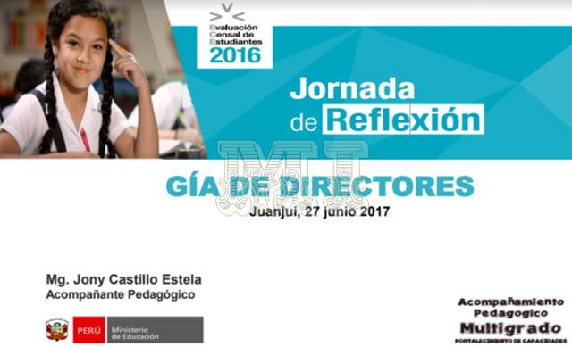 Jornadas de Reflexión Guía para Directores