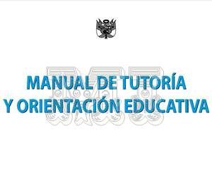 Manual para ser un mejor tutor