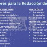Conectores para la redacción de textos