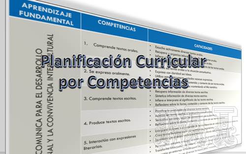 Planificación Curricular por Competencias