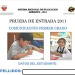 Prueba de Entrada de Comunicación 1er Grado