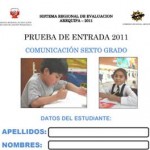 Prueba de Entrada de Comunicación 6to Grado
