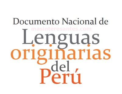 Documento Nacional de Lenguas Originarias del Perú