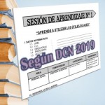 Modelo de sesion de aprendizaje segun DCN 2019