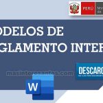 Modelos de Reglamento Interno