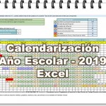 calendarizacion año escolar 2019