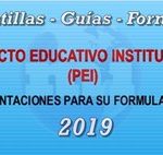 formatos guias plantillas para pei 2019