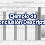 ejemplo de conclusión descriptiva