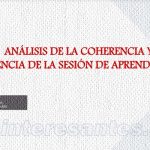 coherencia y pertinencia de sesion de aprendizaje