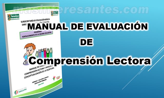 manual de evaluacion de comprension lectora 600