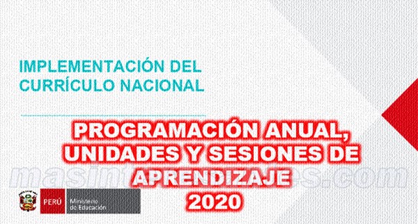 implementacion del curriculo nacional 2020