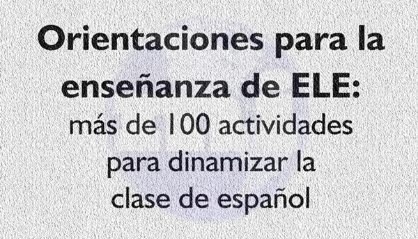 100 actividades para dinamizar la clase