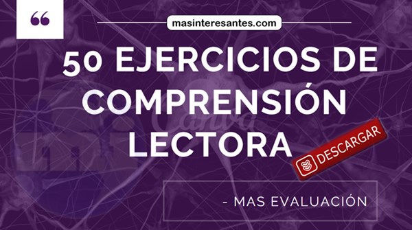 ejercicios de comprension lectora