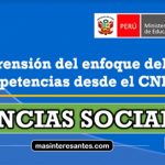 enfoque y competencias de ciencias sociales