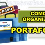 como organizar portafolio aprendo en casa