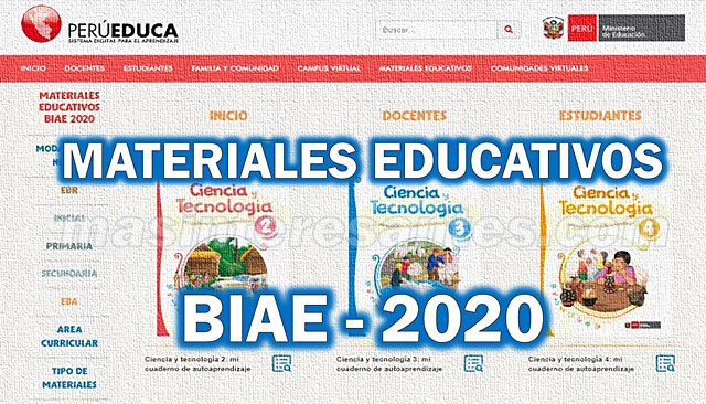 materiales educativos biae 2020 perueduca