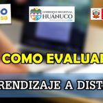 evaluación del aprendizaje en educación a distancia