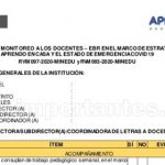 ficha de monitoreo aprendo en casa 2020