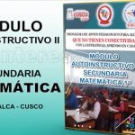 Módulo autoinstructivo II de Matemática para Secundaria