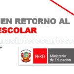 Cartilla para el Buen Retorno al Año Escolar 2021