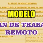 Modelo de Plan de Trabajo remoto