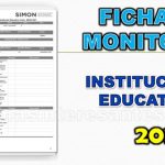 Ficha de Monitoreo a Instituciones Educativas 2021