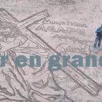 Jesús en la arena