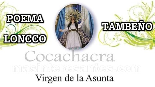Poema Loncco Tambeño Virgen de la Asumta