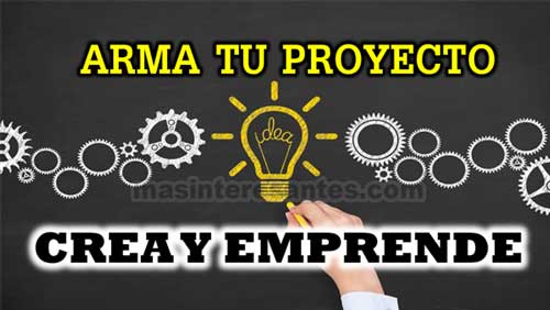 Arma tu proyecto de Crea y Emprende