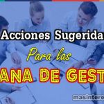 Actividades para las Semanas de Gestión