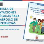 Cartilla de Orientaciones Pedagógicas para el desarrollo de Competencias