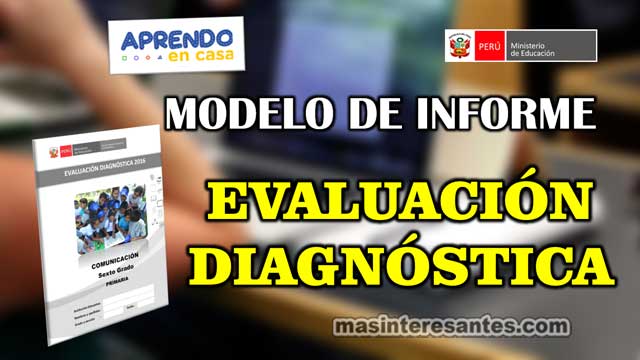 Modelo de Informe de Evaluación Diagnóstica