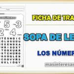 Sopa de letra Los números