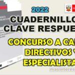 Cuadernillos de Acceso a cargos Directivos 2022