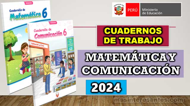 Cuadernos de Trabajo de Primaria de Matemática y Comunicación, Dotación 2924