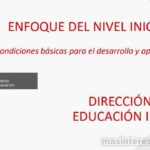 Enfoque Pedagógico del Nivel Inicial