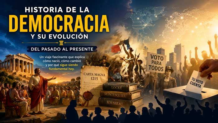 Historia de la democracia y su evolución