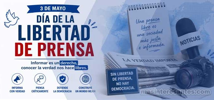 Día de la libertad de prensa. 3 de mayo
