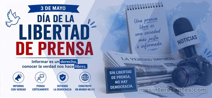 Día de la libertad de prensa. 3 de mayo